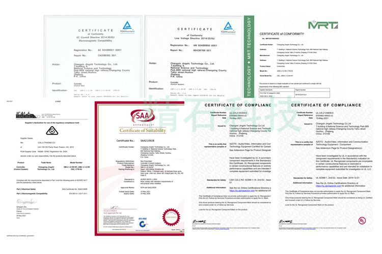 China 3 motor controller certificates