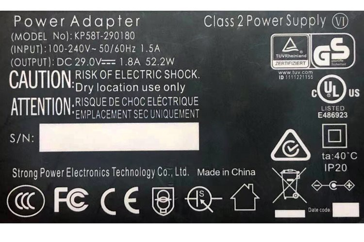wholesale adaptor 1 label
