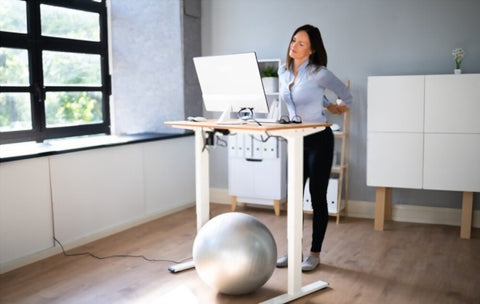 how to reset standing desk